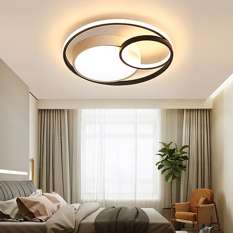 Oriselle | Contemporary Endless Rings LED Ceiling Light | OpalDwell - OpalDwell