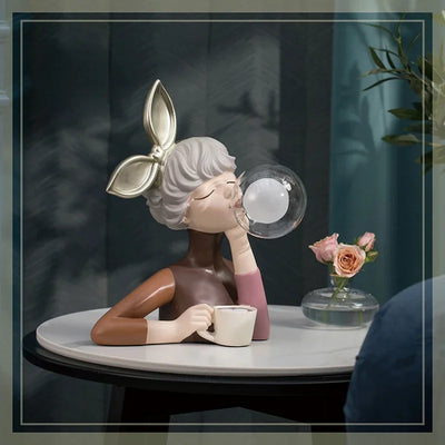 LumaSprite Cartoon Bubble Lamp Nightlight Statue For Kids - OpalDwell