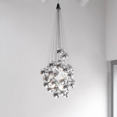 Modern Crystal Pendant Lamp – Elegant LED Ceiling Fixture For Living Rooms And Bedrooms OpalDwell