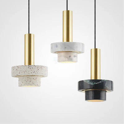 Rowen Pendant Light in Natural Marble - OpalDwell