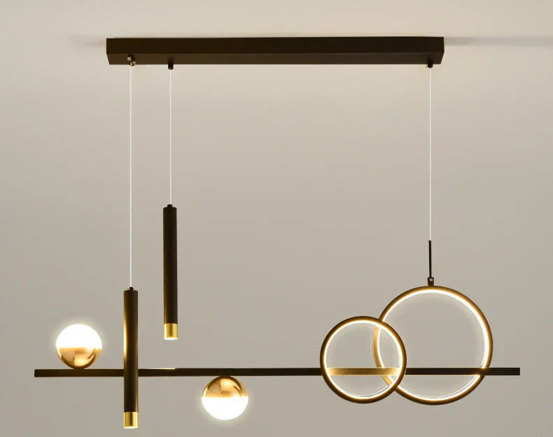 NovaLume Minimalist LED Pendant Lights with Remote Control - OpalDwell