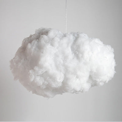 LumaCloud Diffused Cotton Ceiling Pendant Light Glow OpalDwell