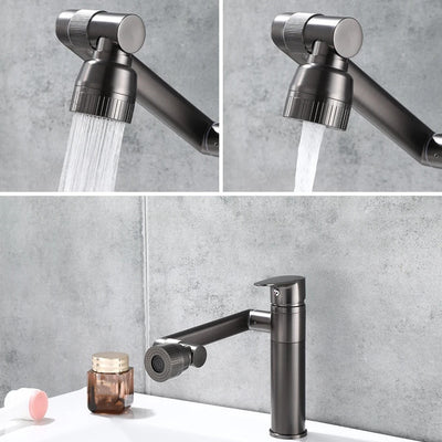 Single-Hole Swivel Multi-Directional Faucet | OpalDwell OpalDwell