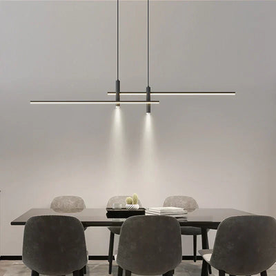 Aurelle Nordic Slim LED Pendant Light for Dining Rooms - OpalDwell