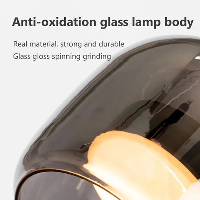 Nordic Glass LED Pendant Light For Modern Chandelier OpalDwell
