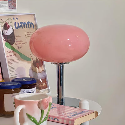 Candy Drop Glass Table Lamp For Cozy Room Ambience - OpalDwell