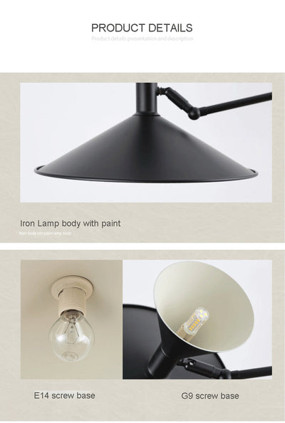 NovaSwing Wall Lamp Plug In Swing Arm for Bedroom Decor - OpalDwell