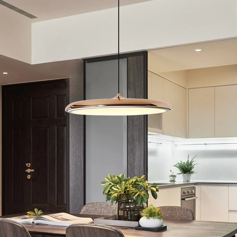 Elara Nova LED Pendant Light Minimalist Ceiling Fixture OpalDwell
