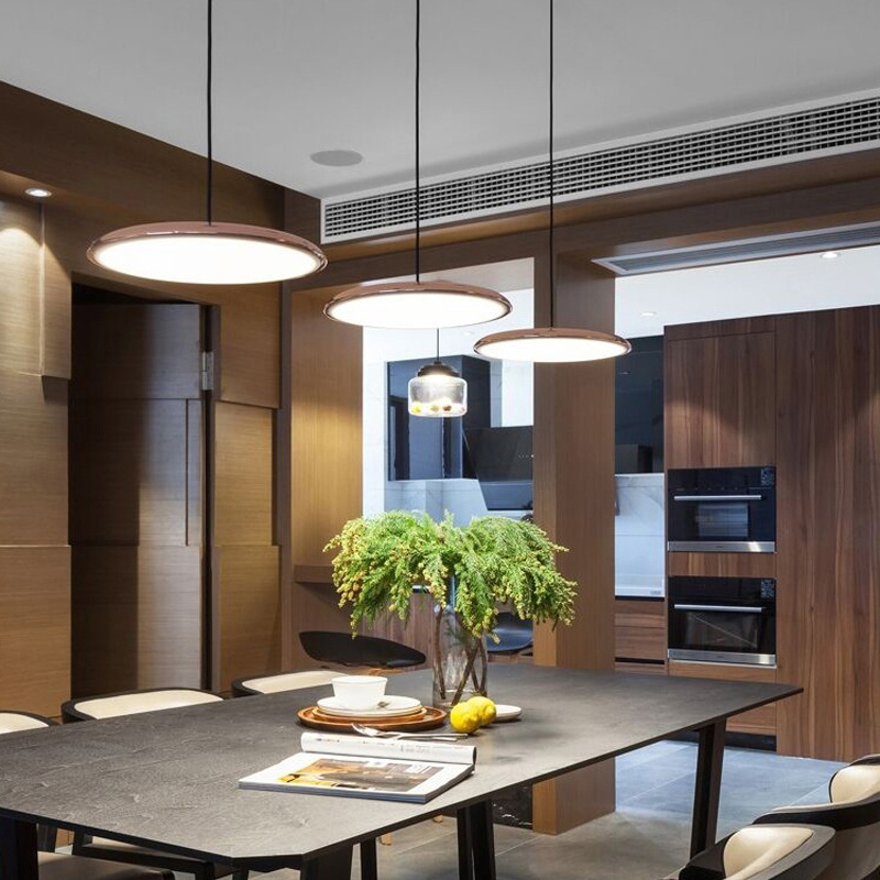 Lyra Nordic LED Pendant Light 30 cm Ceiling Fixture - OpalDwell