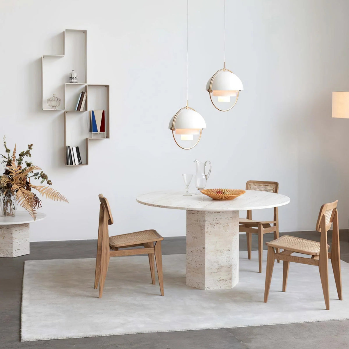 NordicTier Black Pendant Light With Layered Metal Shades - OpalDwell