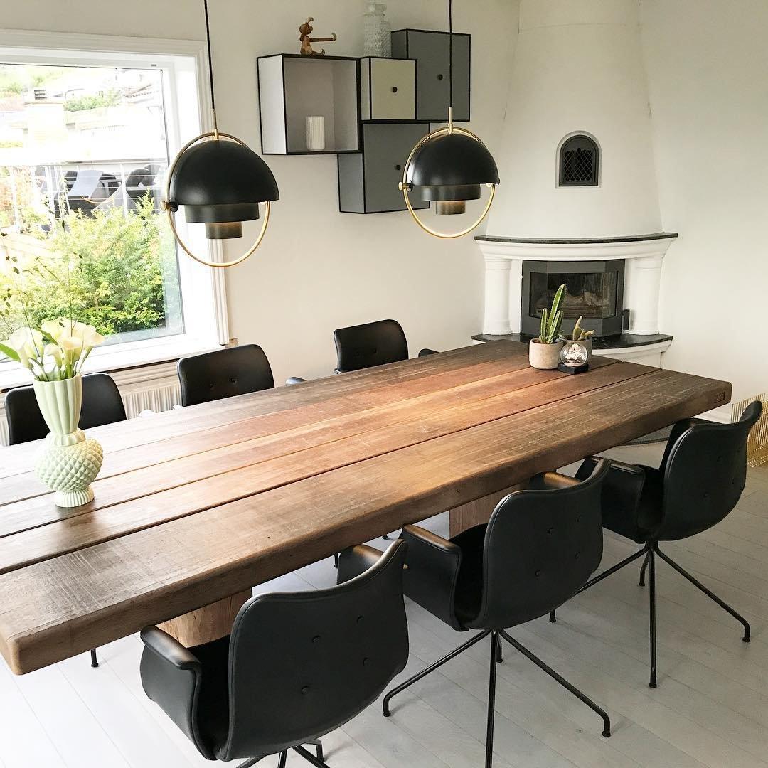 NordicTier Black Pendant Light With Layered Metal Shades - OpalDwell