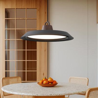 Liora Nordic Wood-Accent Pendant Light for Dining Rooms - OpalDwell