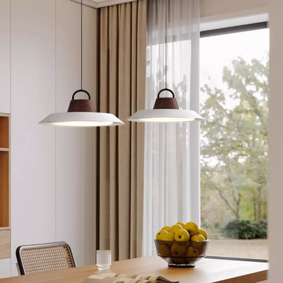 Liora Nordic Wood-Accent Pendant Light for Dining Rooms - OpalDwell