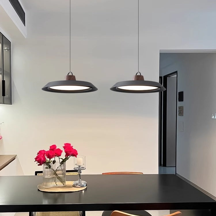 Liora Nordic Wood-Accent Pendant Light for Dining Rooms - OpalDwell