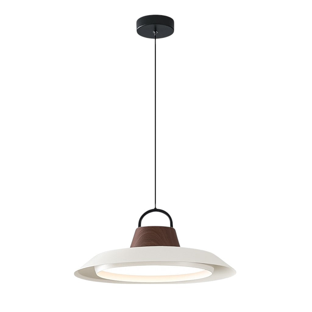 Liora Nordic Wood-Accent Pendant Light for Dining Rooms - OpalDwell