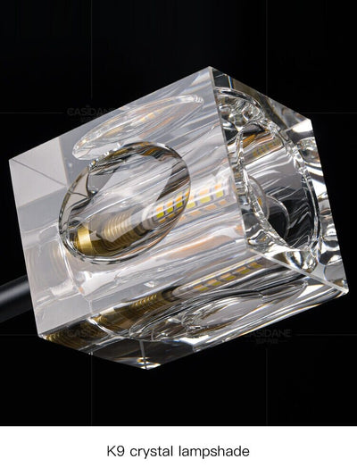 Cube Chandelier in Black - OpalDwell