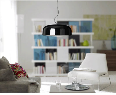 FjordLume Nordic Round Pendant Light Metal and Acrylic - OpalDwell