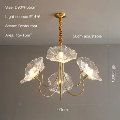 Hawthorne Floral Chandelier - OpalDwell