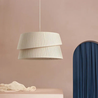 Hana Japandi Fabric Chandelier - OpalDwell