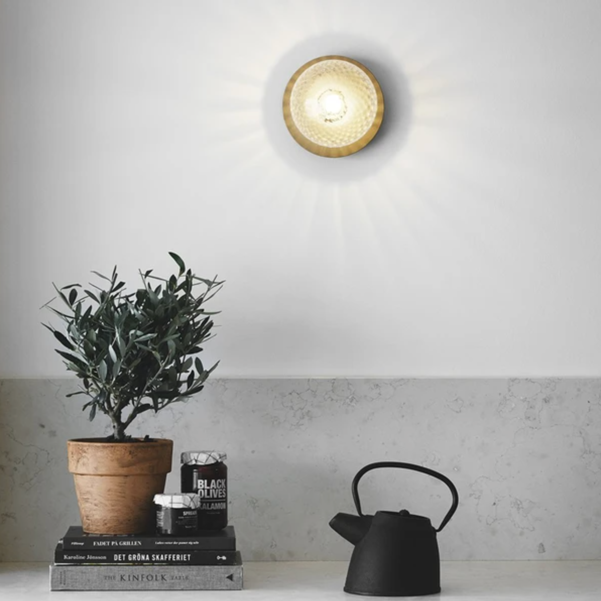 Globe Ceiling Light With Metal Plate | OpalDwell - OpalDwell