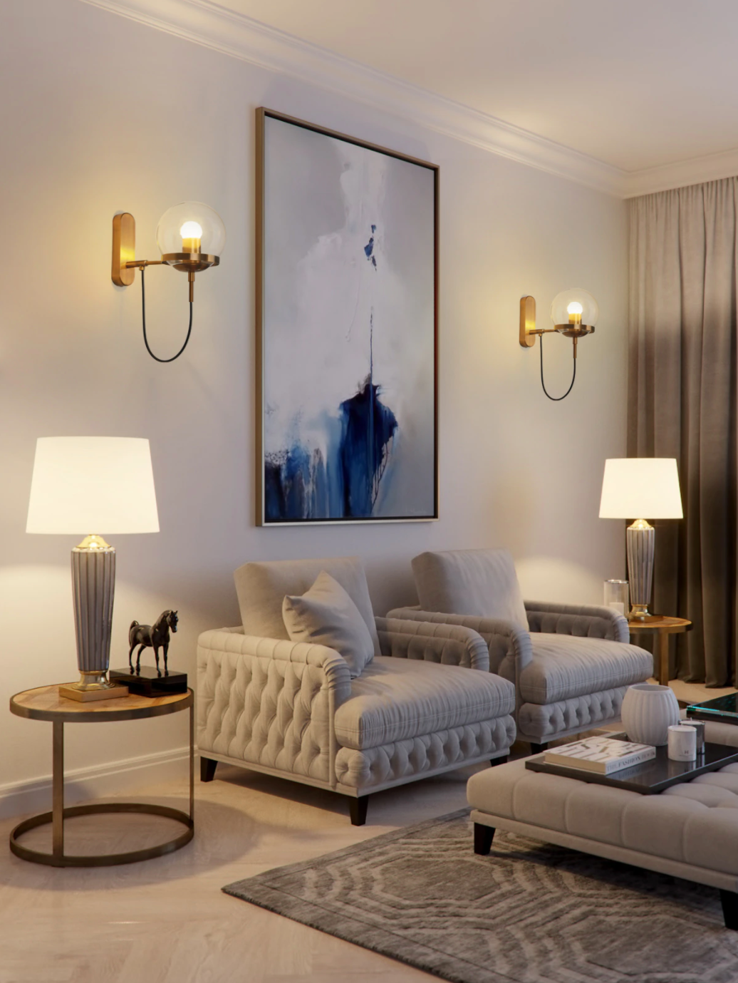 Alora Wall Sconce With Stand | OpalDwell - OpalDwell