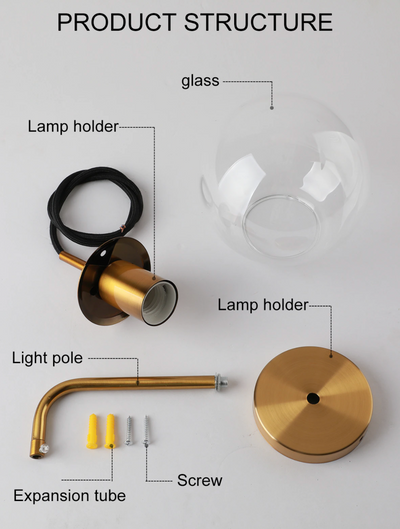 Aurena Suspended Wall Sconce | OpalDwell - OpalDwell