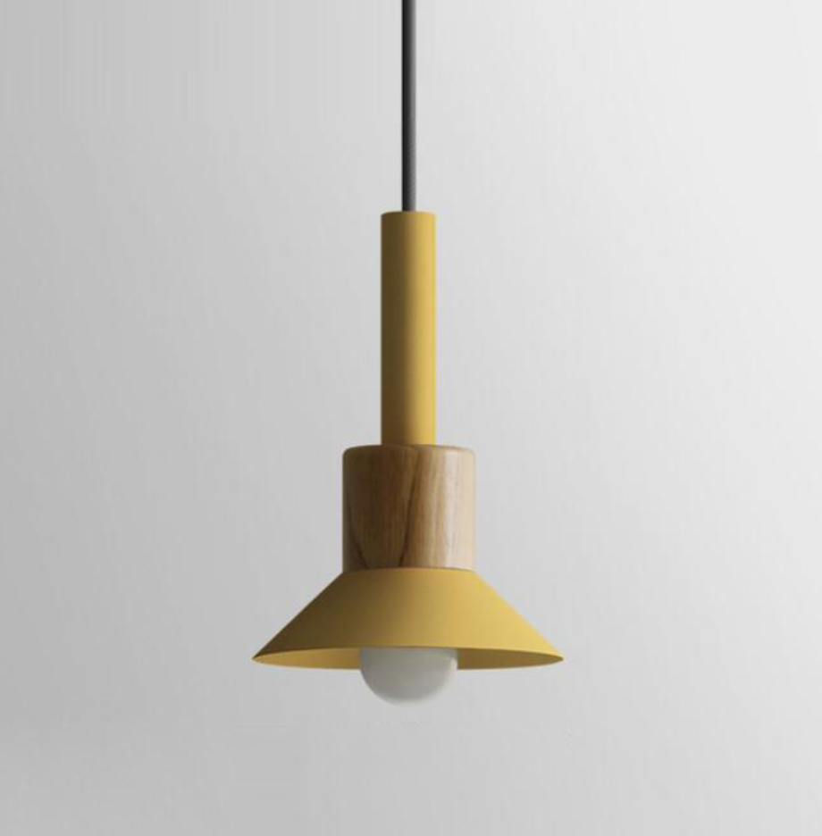 Liora Metal and Wood Pendant Lights | OpalDwell - OpalDwell