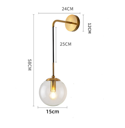 Aurena Suspended Wall Sconce | OpalDwell - OpalDwell