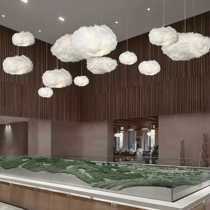 LumaNimbus Cloud Pendant Lamp for Cozy Mood Lighting - OpalDwell