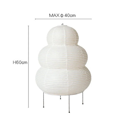 Kairo Rice Paper Desk Lamp With Three Mode Dimmer For Warm Ambient Light - OpalDwell