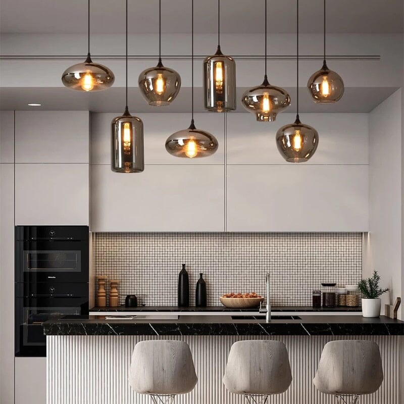 Liora | Glass Chandelier - OpalDwell