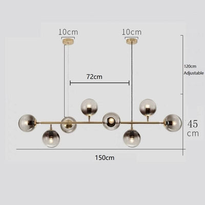 Maribel | Glass Chandelier - OpalDwell