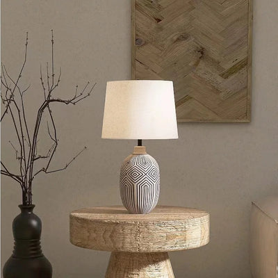 Harlow Antique Ceramic Table Lamp - OpalDwell