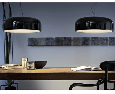 FjordLume Nordic Round Pendant Light Metal and Acrylic - OpalDwell