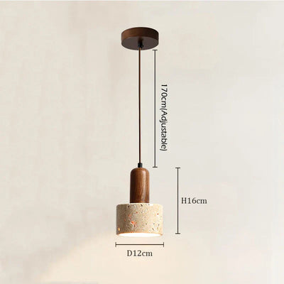Aurora Travertine Ceiling Pendant Light In Yellow Marble OpalDwell