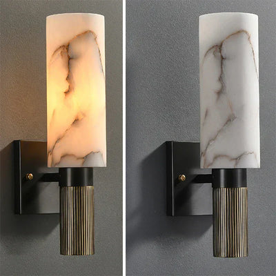 Loxley | Marble Wall Lamp - OpalDwell