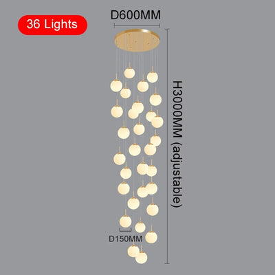 Liora Orb Chandelier OpalDwell