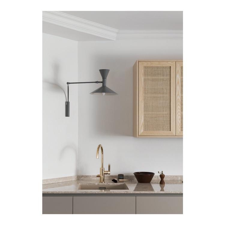 NovaSwing Wall Lamp Plug In Swing Arm for Bedroom Decor - OpalDwell