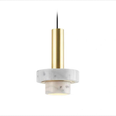 Rowen Pendant Light in Natural Marble - OpalDwell