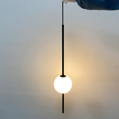 OrionGlow Glass Orb Pendant Lights For Modern Dining Rooms And Bedrooms - OpalDwell