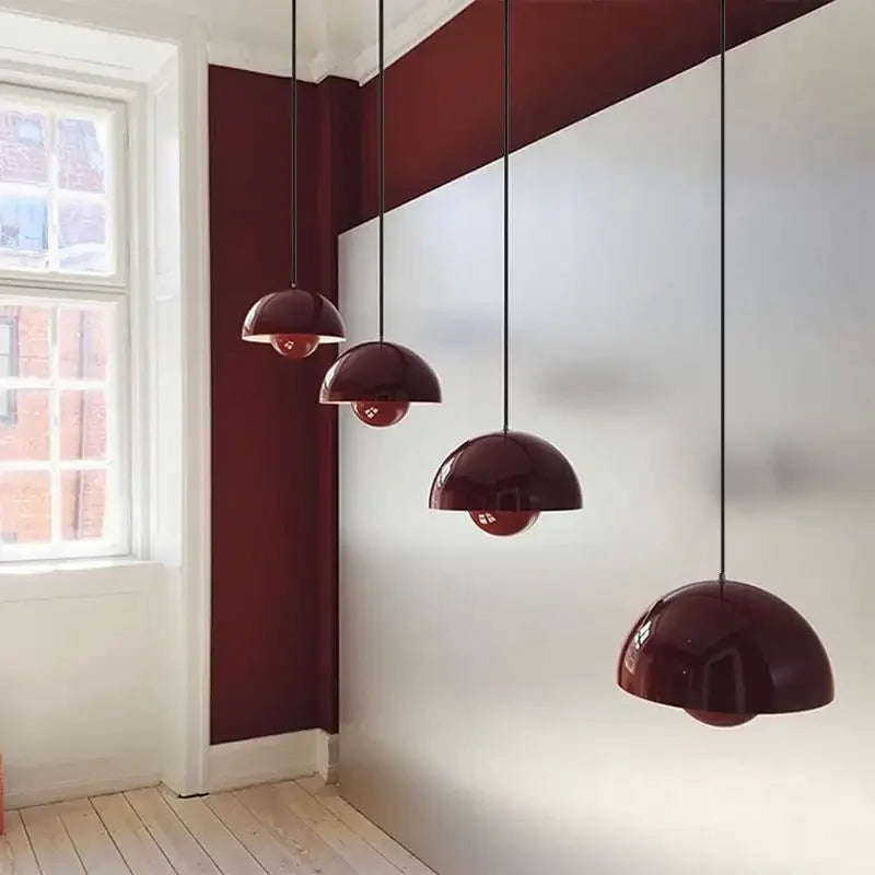 LyraLine Pendant Light With Metal, Glass & Stone Finish - OpalDwell