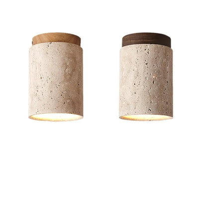 Elara Travertine Chandelier for Hallways and Staircases Modern Recessed Design - OpalDwell