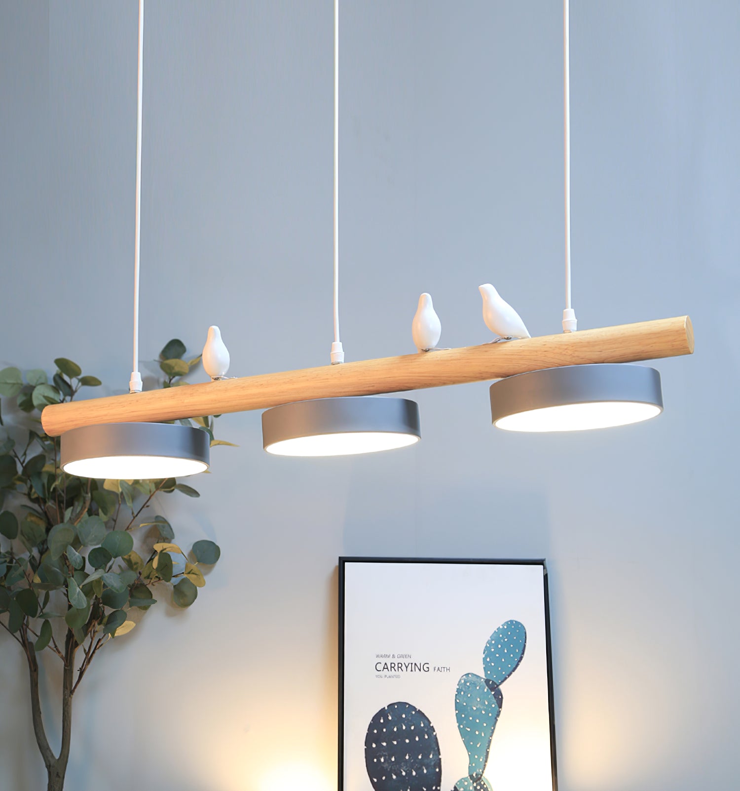 LyraNest Bird Pendant Light Nature Inspired Lamp For Home OpalDwell
