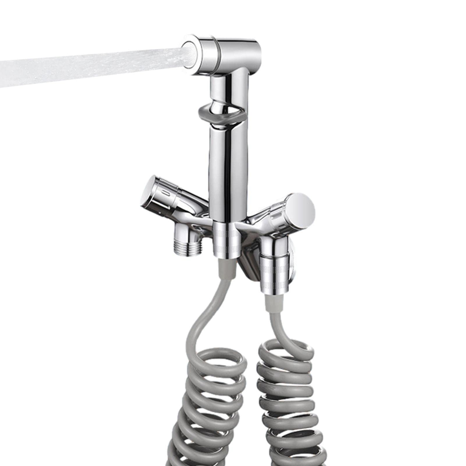 Bathroom Bidet Spray Faucet With Angle Valve | OpalDwell OpalDwell