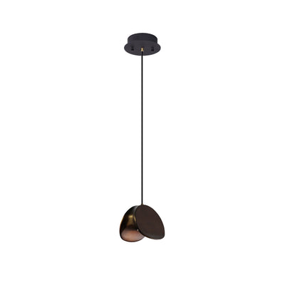 SylvaLeaf Pendant Light Natural Wood Round Leaf Shade - OpalDwell
