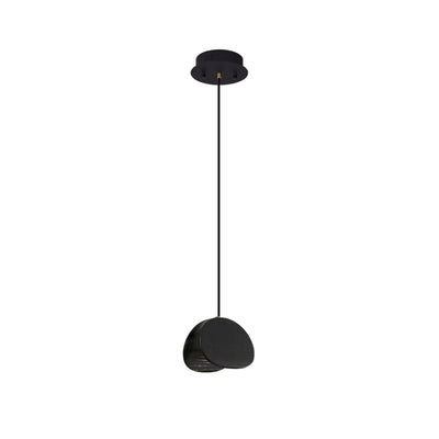 SylvaLeaf Pendant Light Natural Wood Round Leaf Shade - OpalDwell
