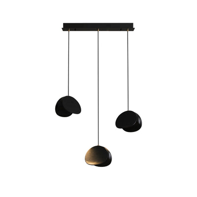 SylvaLeaf Pendant Light Natural Wood Round Leaf Shade - OpalDwell