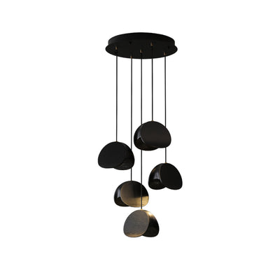 SylvaLeaf Pendant Light Natural Wood Round Leaf Shade - OpalDwell