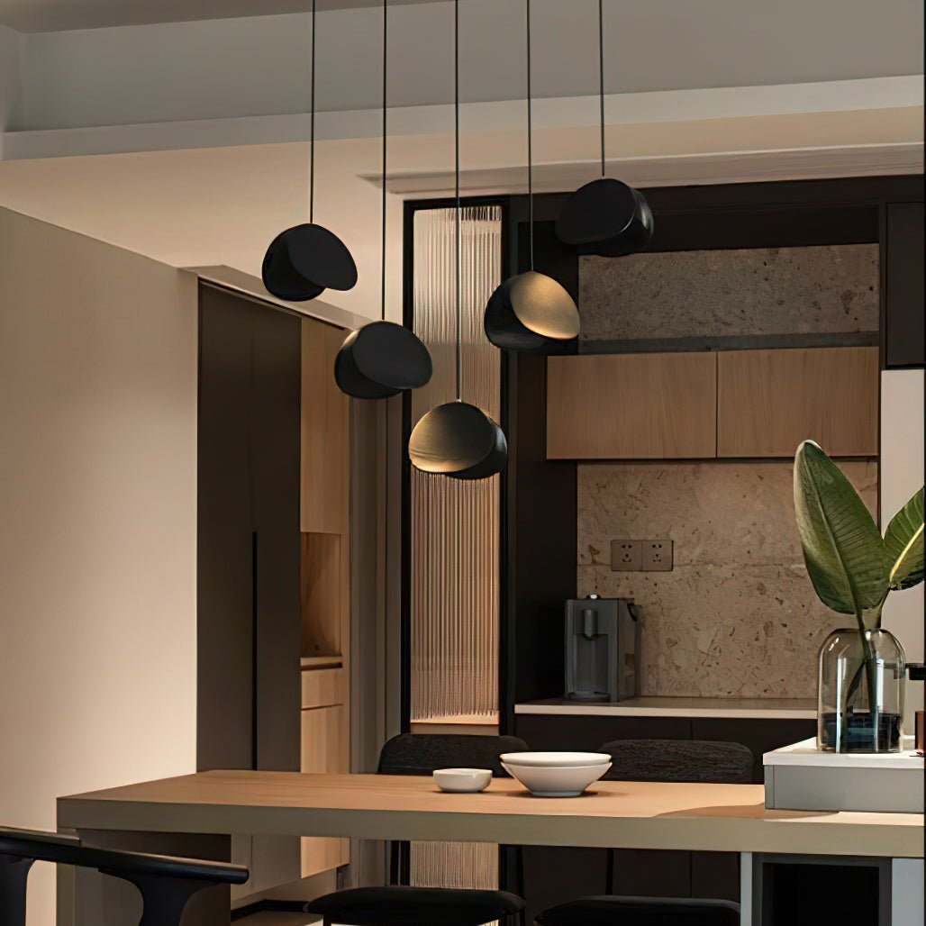 SylvaLeaf Pendant Light Natural Wood Round Leaf Shade - OpalDwell