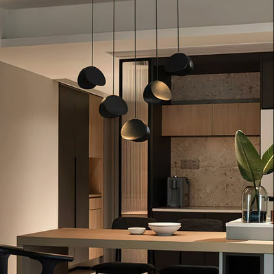 SylvaLeaf Pendant Light Natural Wood Round Leaf Shade - OpalDwell
